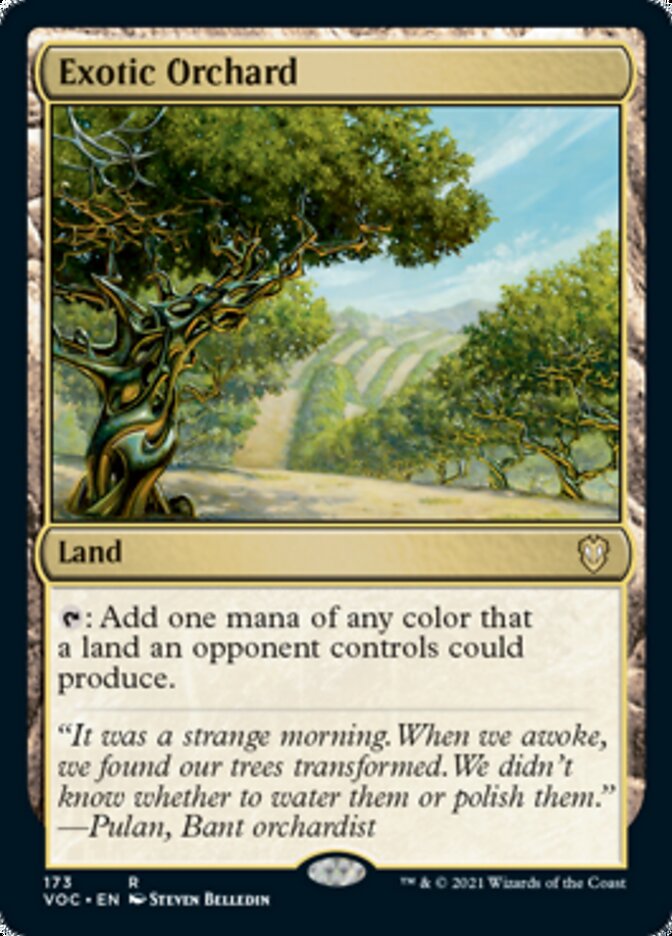 Exotic Orchard [Innistrad: Crimson Vow Commander] | The Time Vault CA