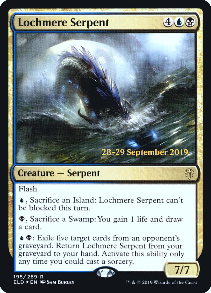 Lochmere Serpent  [Throne of Eldraine Prerelease Promos] | The Time Vault CA