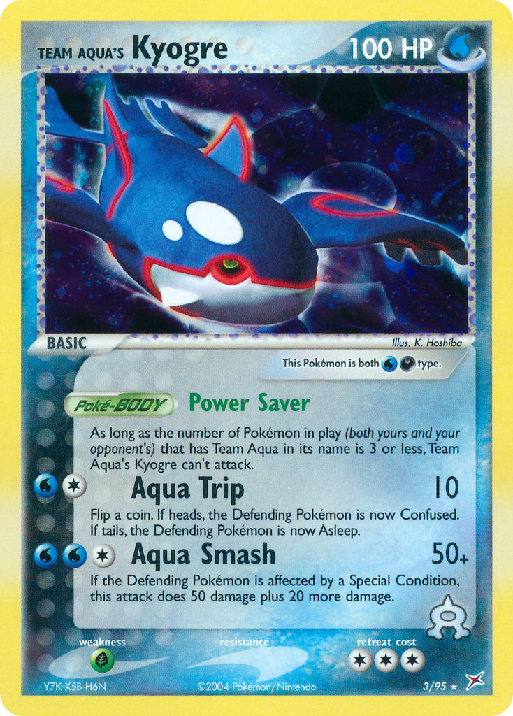 Team Aqua's Kyogre (3/95) (Theme Deck Exclusive) [EX: Team Magma vs Team Aqua] | The Time Vault CA