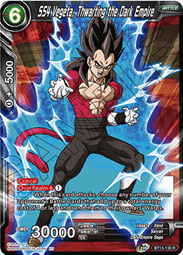 SS4 Vegeta, Thwarting the Dark Empire (Rare) [BT13-130] | The Time Vault CA