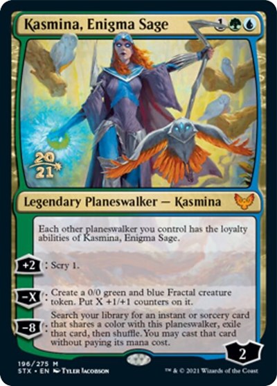 Kasmina, Enigma Sage [Strixhaven: School of Mages Prerelease Promos] | The Time Vault CA