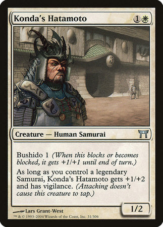 Konda's Hatamoto [Champions of Kamigawa] | The Time Vault CA