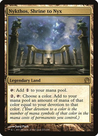 Nykthos, Shrine to Nyx [Theros] | The Time Vault CA