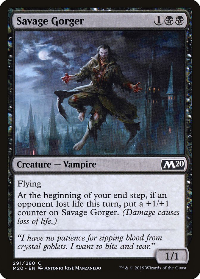 Savage Gorger [Core Set 2020] | The Time Vault CA