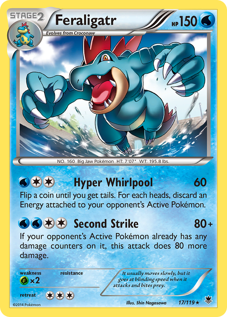 Feraligatr (17/119) [XY: Phantom Forces] | The Time Vault CA