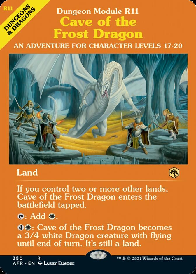 Cave of the Frost Dragon (Dungeon Module) [Dungeons & Dragons: Adventures in the Forgotten Realms] | The Time Vault CA