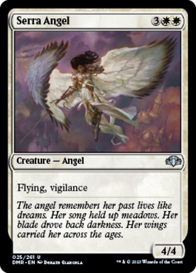 Serra Angel [Dominaria Remastered] | The Time Vault CA