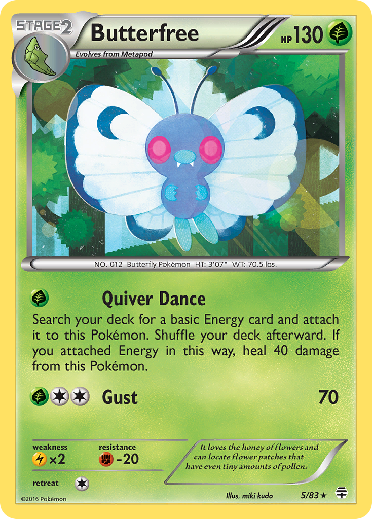 Butterfree (5/83) [XY: Generations] | The Time Vault CA