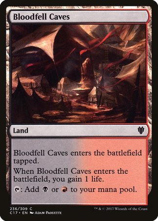 Bloodfell Caves [Commander 2017] | The Time Vault CA