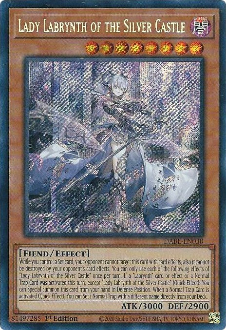 Lady Labrynth of the Silver Castle [DABL-EN030] Secret Rare | The Time Vault CA