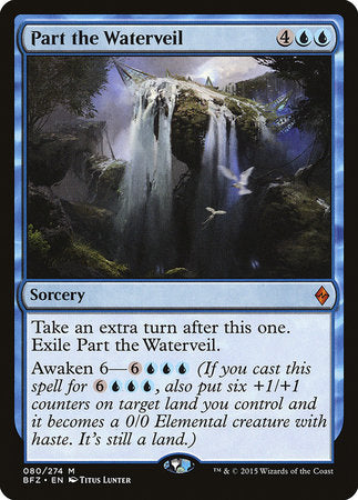 Part the Waterveil [Battle for Zendikar] | The Time Vault CA
