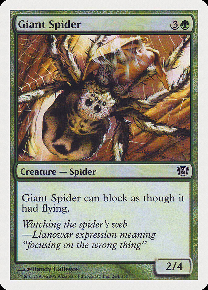 Giant Spider [Ninth Edition] | The Time Vault CA