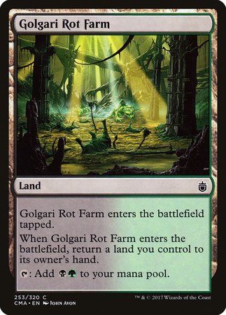 Golgari Rot Farm [Commander Anthology] | The Time Vault CA