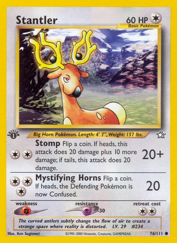 Stantler (76/111) [Neo Genesis 1st Edition] | The Time Vault CA