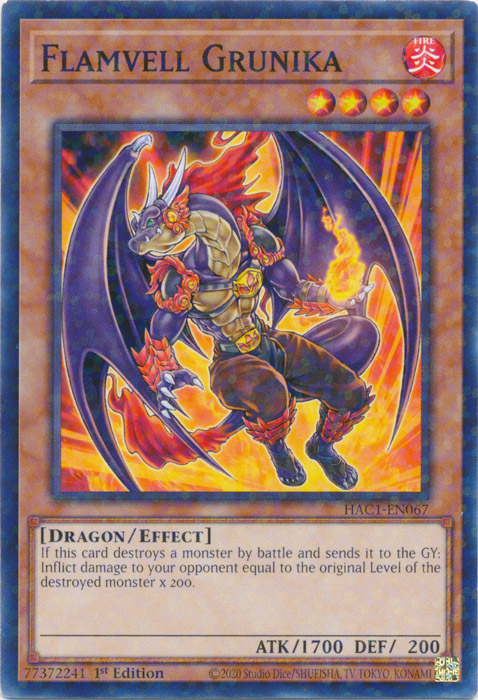 Flamvell Grunika (Duel Terminal) [HAC1-EN067] Common | The Time Vault CA