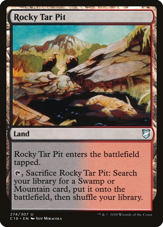 Rocky Tar Pit [Commander 2018] | The Time Vault CA