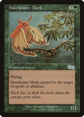Hawkeater Moth [Urza's Saga] | The Time Vault CA