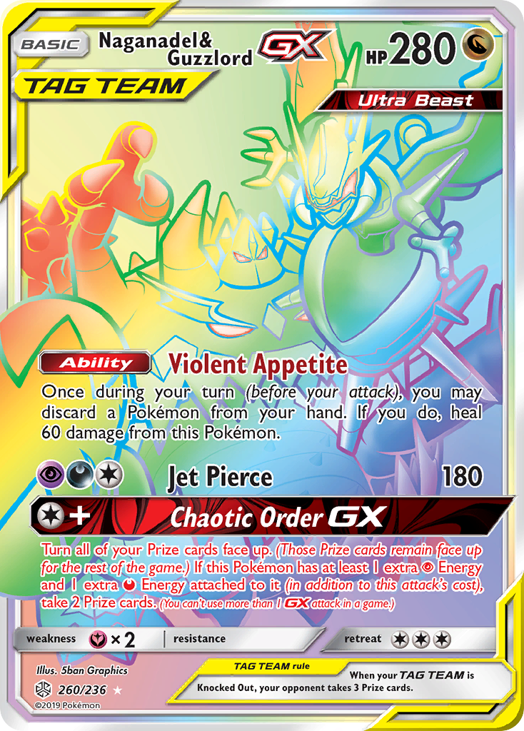 Naganadel & Guzzlord GX (260/236) [Sun & Moon: Cosmic Eclipse] | The Time Vault CA