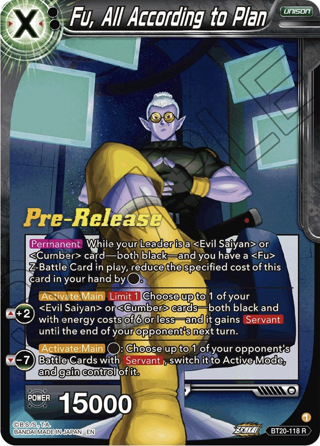Fu, All According to Plan (BT20-118) [Power Absorbed Prerelease Promos] | The Time Vault CA