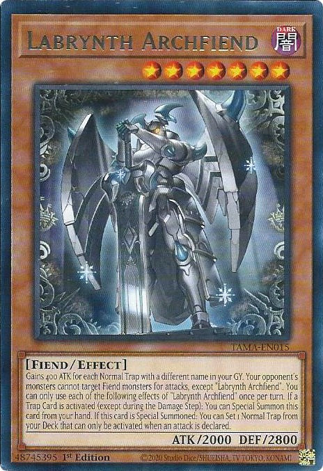 Labrynth Archfiend [TAMA-EN015] Rare | The Time Vault CA