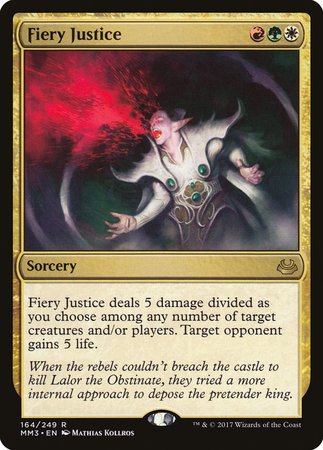 Fiery Justice [Modern Masters 2017] | The Time Vault CA