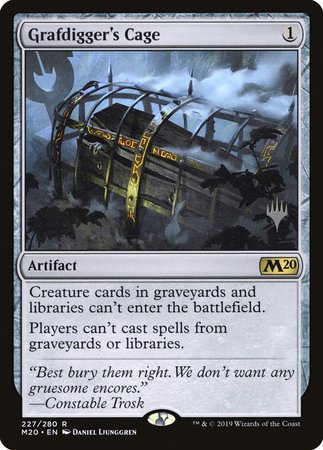 Grafdigger's Cage [Core Set 2020 Promos] | The Time Vault CA