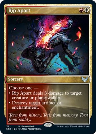 Rip Apart (Promo Pack) [Strixhaven: School of Mages] | The Time Vault CA