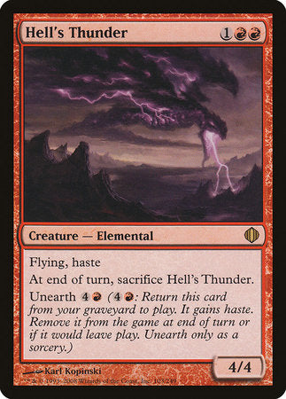 Hell's Thunder [Shards of Alara] | The Time Vault CA