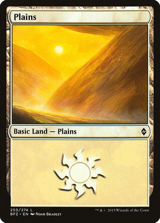 Plains (250) [Battle for Zendikar] | The Time Vault CA