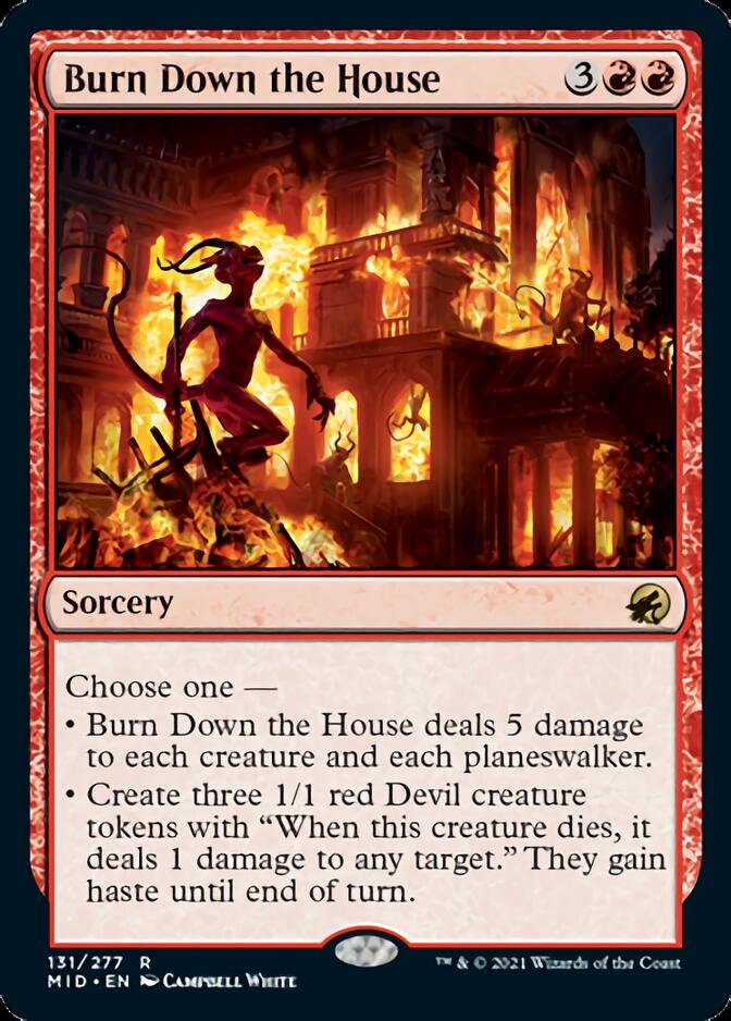 Burn Down the House [Innistrad: Midnight Hunt] | The Time Vault CA