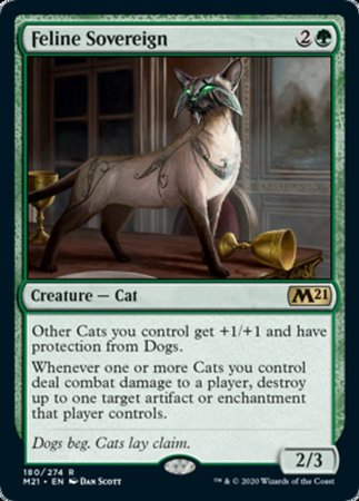 Feline Sovereign [Core Set 2021] | The Time Vault CA