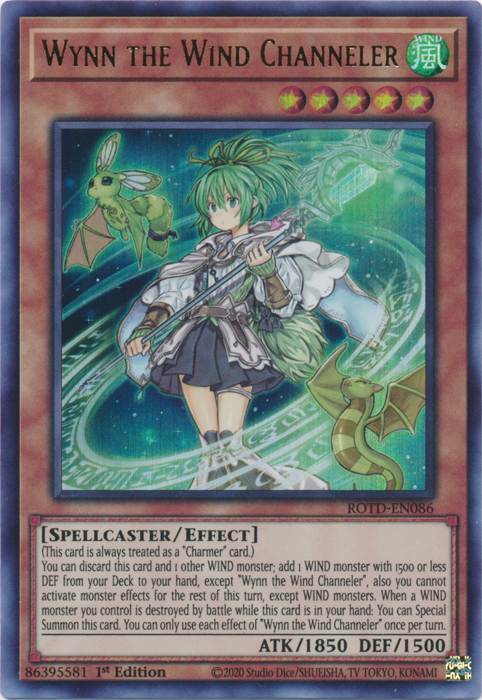 Wynn the Wind Channeler [ROTD-EN086] Ultra Rare | The Time Vault CA