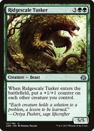 Ridgescale Tusker [Aether Revolt] | The Time Vault CA