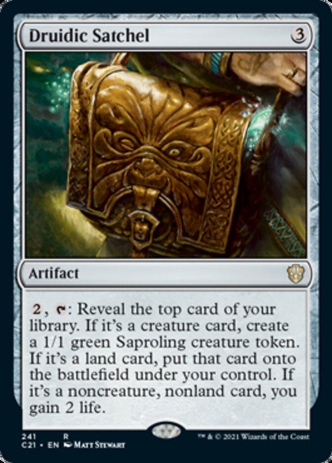 Druidic Satchel [Commander 2021] | The Time Vault CA