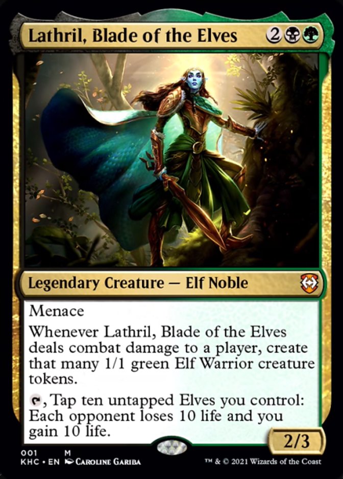 Lathril, Blade of the Elves [Kaldheim Commander] | The Time Vault CA