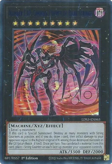 Number C40: Gimmick Puppet of Dark Strings (Blue) [LDS3-EN065] Ultra Rare | The Time Vault CA