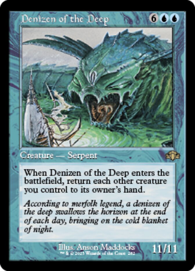Denizen of the Deep (Retro) [Dominaria Remastered] | The Time Vault CA