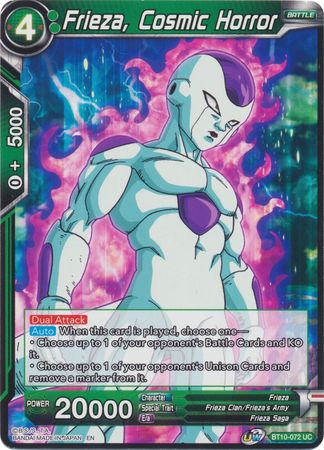 Frieza, Cosmic Horror (BT10-072) [Rise of the Unison Warrior 2nd Edition] | The Time Vault CA