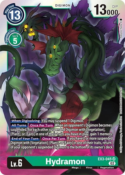 Hydramon [EX3-045] [Revision Pack Cards] | The Time Vault CA