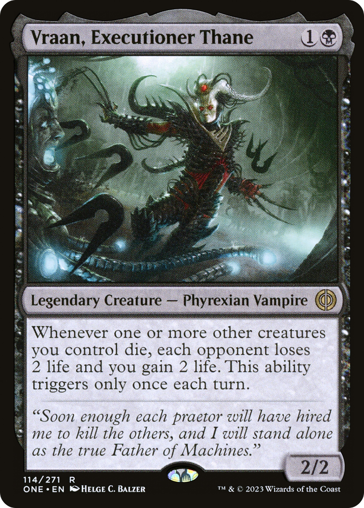 Vraan, Executioner Thane [Phyrexia: All Will Be One] | The Time Vault CA