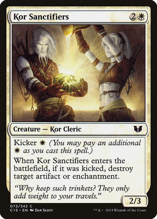 Kor Sanctifiers [Commander 2015] | The Time Vault CA
