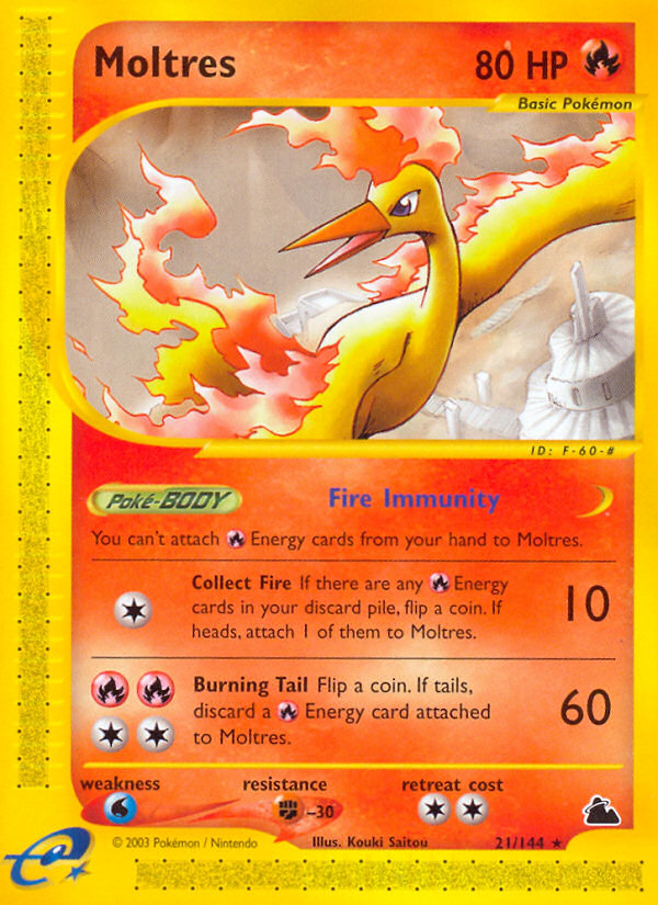 Moltres (21/144) [Skyridge] | The Time Vault CA