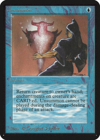 Unsummon [Limited Edition Alpha] | The Time Vault CA