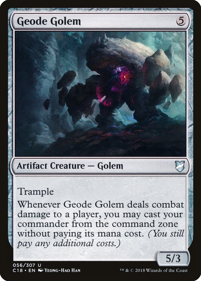 Geode Golem [Commander 2018] | The Time Vault CA