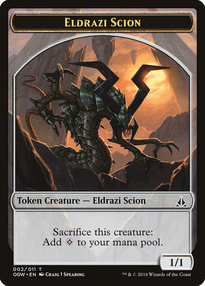 Eldrazi Scion (002/011) [Oath of the Gatewatch Tokens] | The Time Vault CA