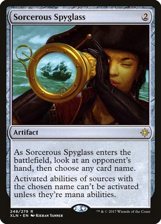 Sorcerous Spyglass [Ixalan] | The Time Vault CA