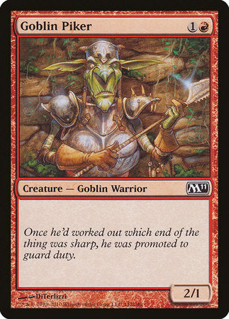 Goblin Piker [Magic 2011] | The Time Vault CA
