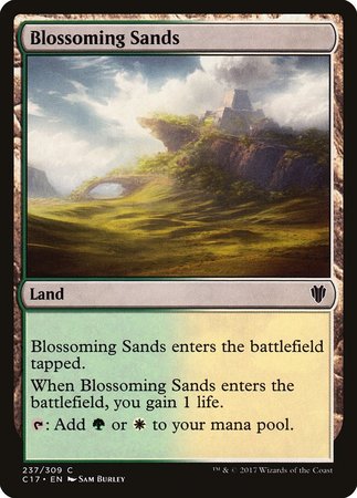 Blossoming Sands [Commander 2017] | The Time Vault CA