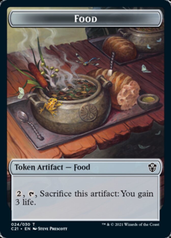 Food // Pest Token [Commander 2021 Tokens] | The Time Vault CA