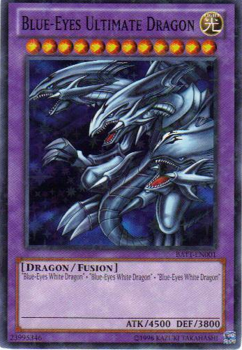 Blue-Eyes Ultimate Dragon [BATT-EN001] Starfoil Rare | The Time Vault CA